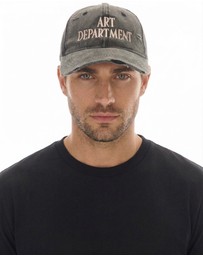 THE TALES - Destroyed Art Department Black Trucker Cap