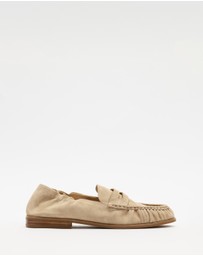 AERE - Comfort Back Suede Loafers