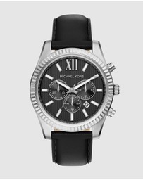 Michael Kors - Lexington Black Chronograph Watch