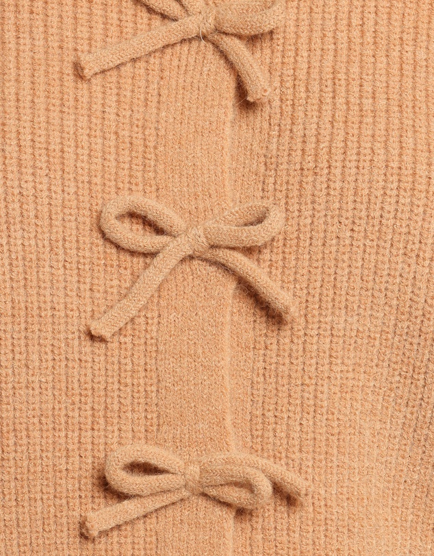 Petal & Pup - Wilde Bow Front Cardigan - Camel