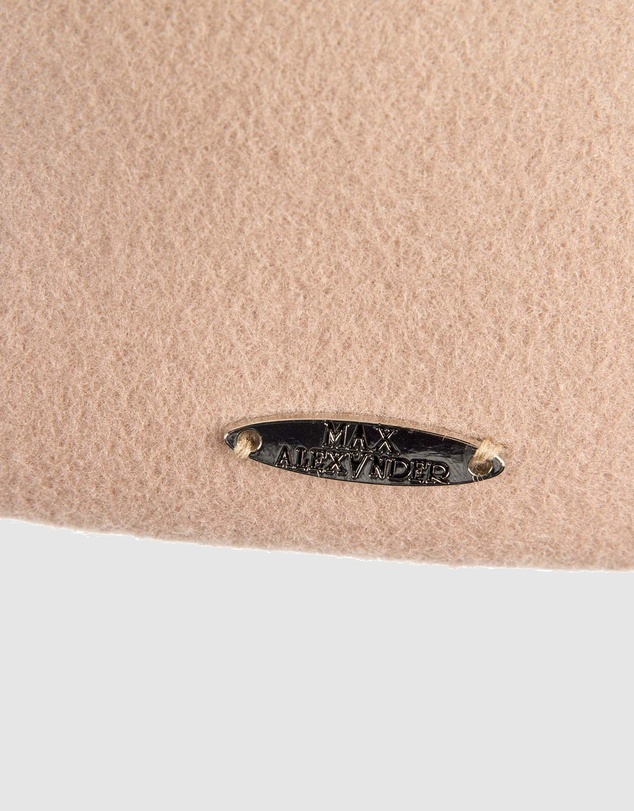 Max Alexander - Felt Beige Pillbox Hat