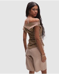 TOPSHOP - Drape Tucked Top