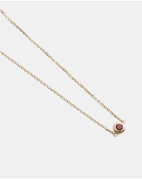 Kirstin Ash - Petite Birthstone Bracelet July Ruby