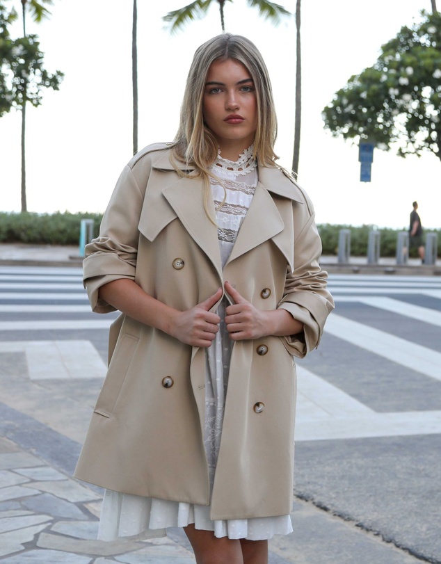 Belle & Bloom - Whispers of Verona Trench Coat