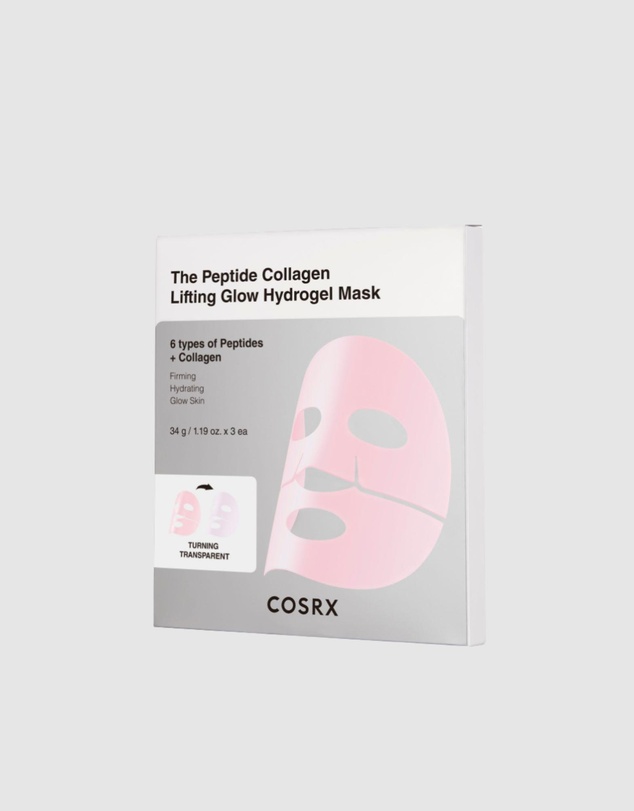 COSRX - Peptide Collagen Glow Hydrogel Mask - 3pcs