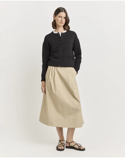 Toorallie - Parallel Knit Cardigan