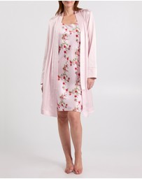 David Lawrence - Cannes Short Silk Sleep Robe