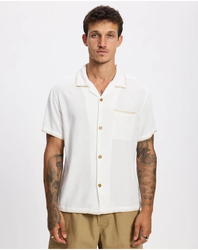 Rhythm - Linen Whip Stitch SS Shirt
