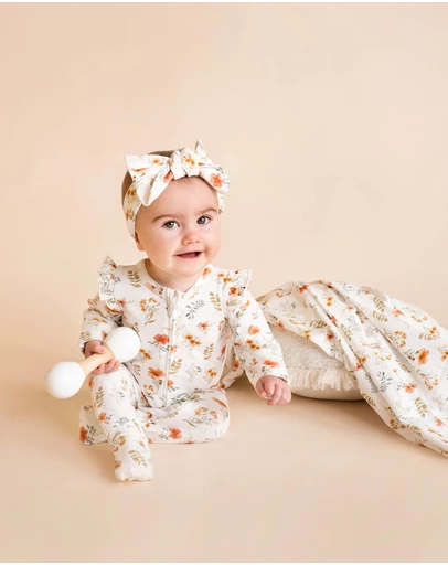 Bebe by Minihaha - Gemma Organic LS Zipsuit - Babies