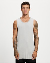 Surrounded By Ghosts - The Titanium Rib Knit Muscle T-Shirt