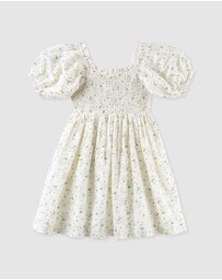 Designer Kidz - Lily Puff Sleeve Dress
