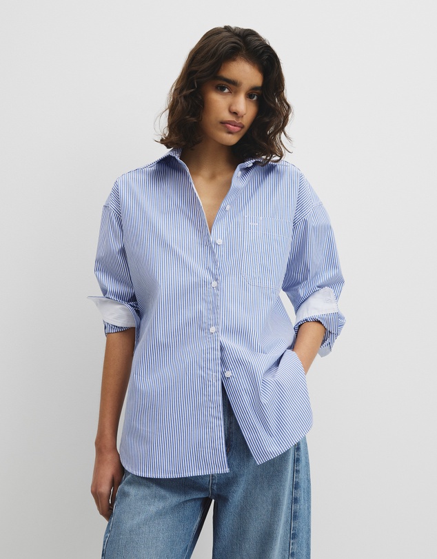 Country Road - Stripe Poplin Shirt