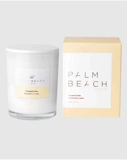 Palm Beach Collection - Coconut & Lime Scented Soy Candle 850g