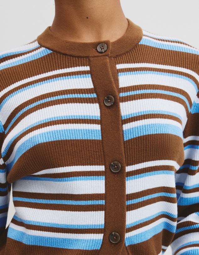 Country Road - Stripe Knit Cardigan