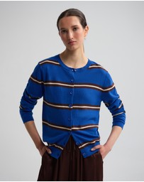 Oxford - Margurite Striped Cardigan