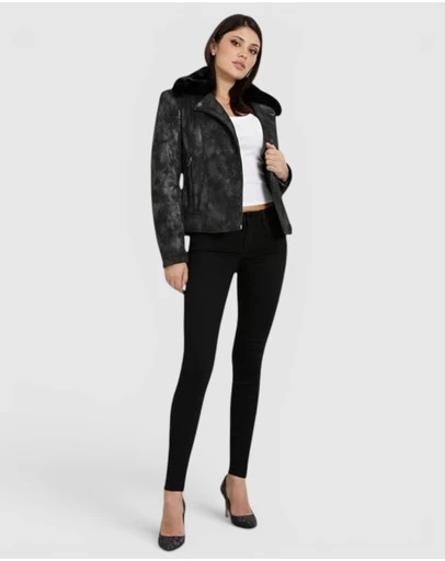 GUESS - Annette Mid-Rise Skinny Jeans