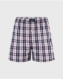 Coast Clothing - Grey 2 Pack Woven Boxers