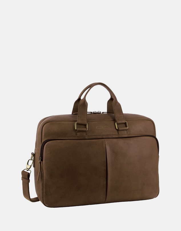 Pierre Cardin - Pierre Cardin Men's Rustic Business Computer Bag