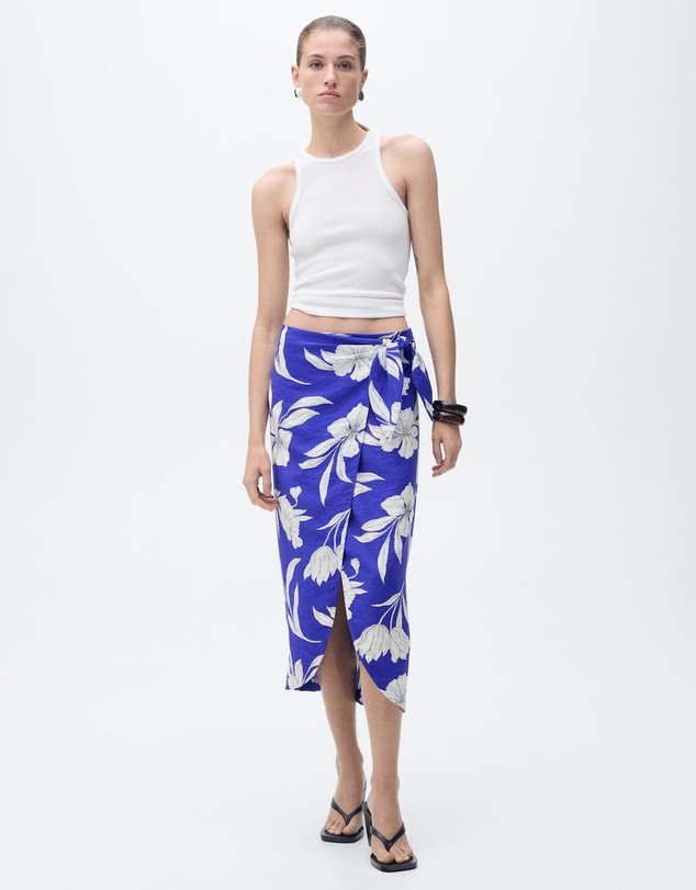 M.N.G - Floral Sarong Skirt