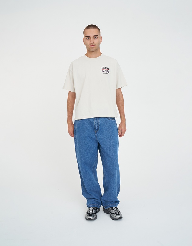 Huffer - Block Denim Jean/Rounder