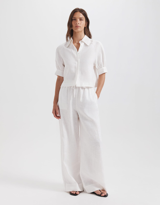 SABA - Lila Linen Pull On Pant