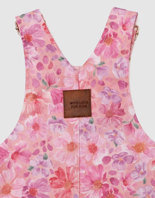 WITH LOVE FOR KIDS - Hazel Denim Pinafore Dress - Babies - Kids