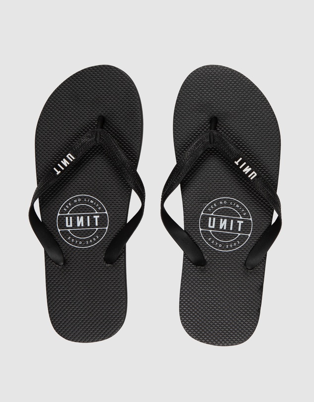 UNIT - UNIT Mens Stamp Flip Flops