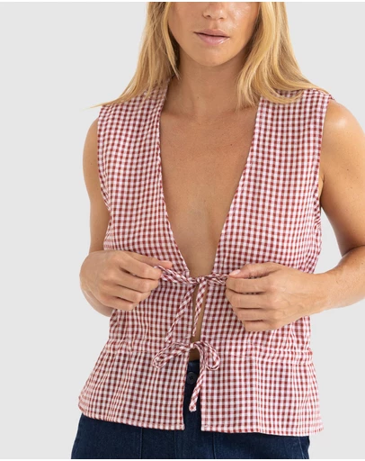 Rhythm - Tie Front Top