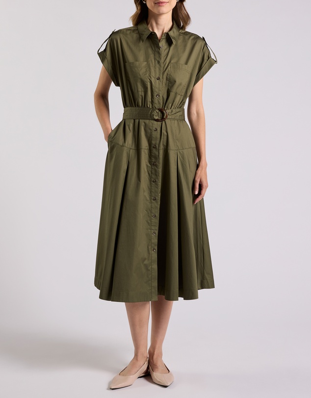 David Lawrence - Chrissy Cotton Shirt Dress