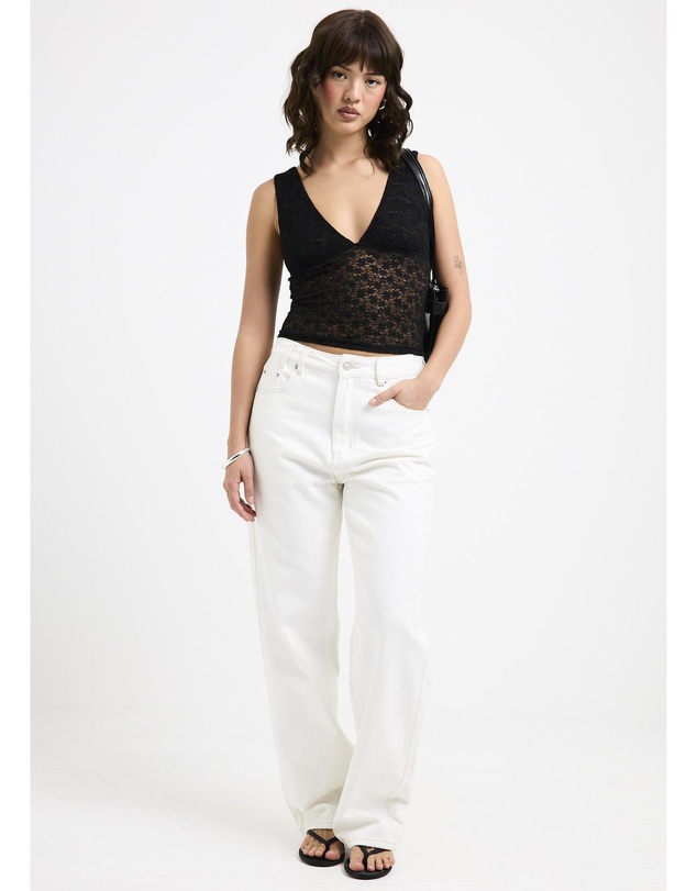 Alice In The Eve - Penelope Lace Scoop Top