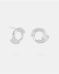 Rachel Jackson - Evolve Stud Earrings Silver