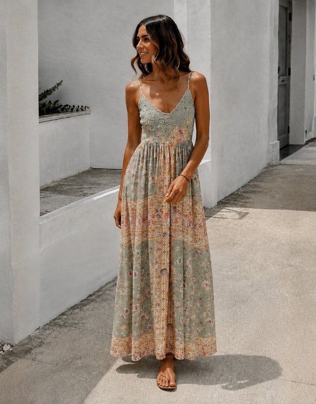 Esther & Co - Therese Dress - Spring Meadow