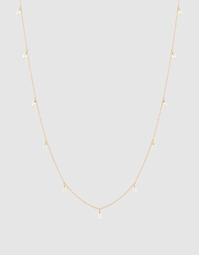 Alana Maria - Prim Freshwater Pearl Necklace - Gold
