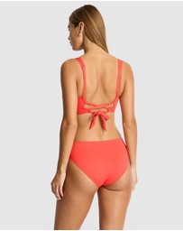 Sea Level Australia - Essentials Edit Cross Front Tie Back Bra Top