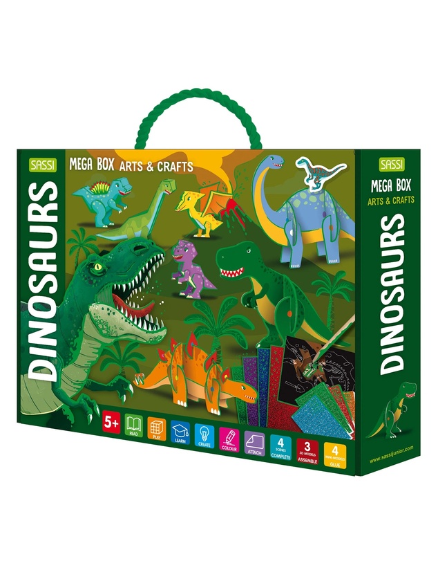 Sassi - Mega Arts and Crafts Dinosaurs