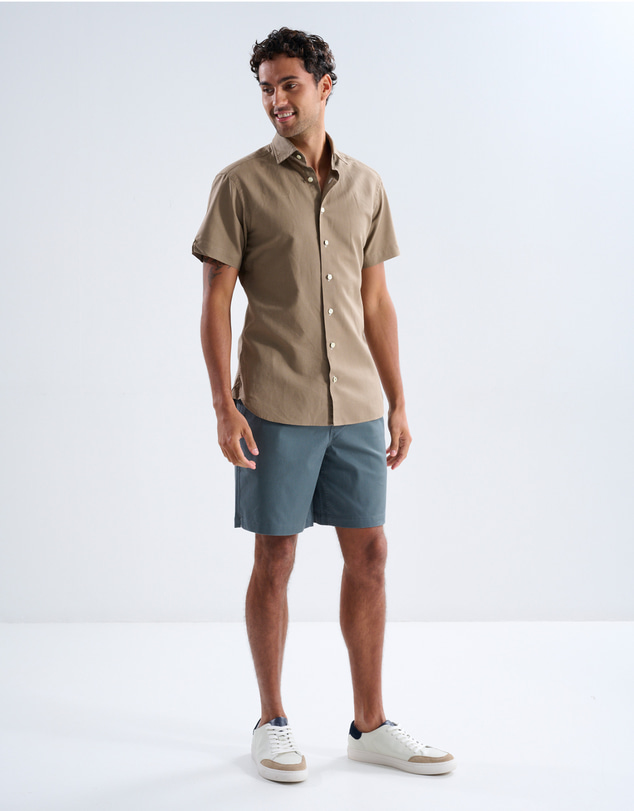 3 Wise Men - 3 Wise Men Daybreak Linen Short Sleeve Shirt