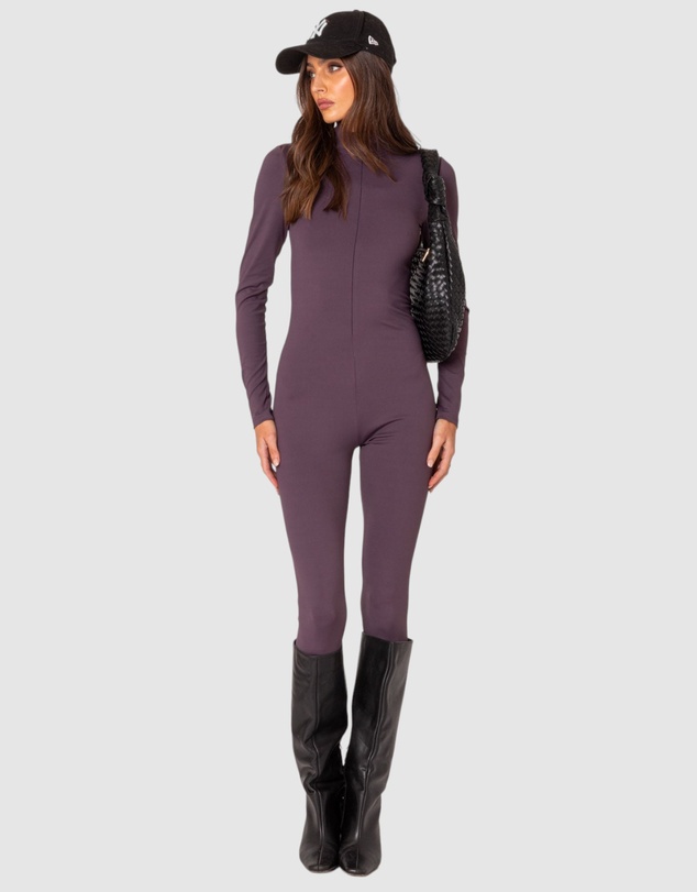 EDIKTED - She is Snatched High Neck Jumpsuit