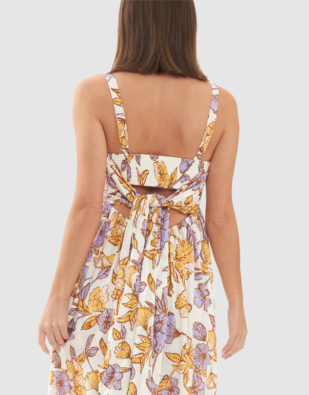 Ripe Maternity - Maya Tie Back Linen Dress