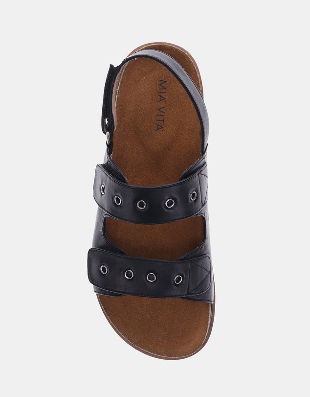 Mia Vita - Shay Adjustable Sandal - Black