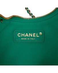 Pre-Loved by Azura Reborn - Pre-Loved Small Quilted Lambskin Chain Around Hook Hobo Bag