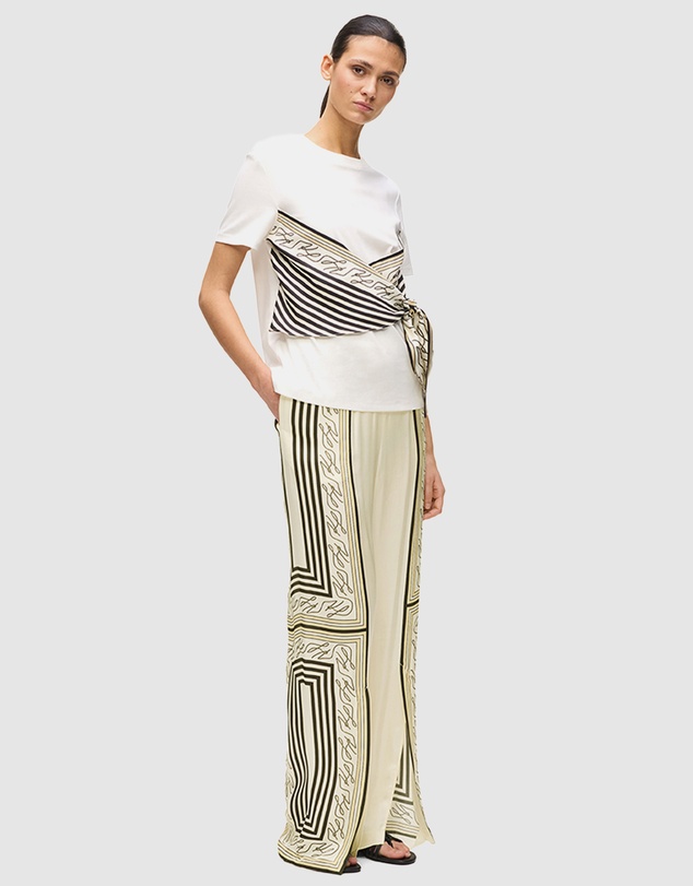 Karl Lagerfeld - Scarf Print PJ Pants