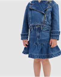Bardot Junior - Coco Denim Mini Skirt - Kids-Teens
