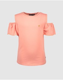 Like FLO - Open Shoulder Jersey Tee - Kids-Teens