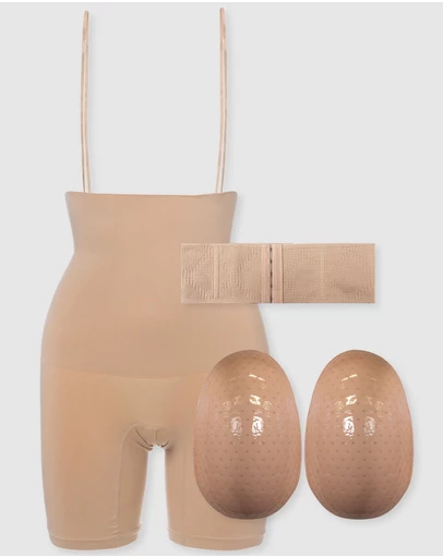 B Free Intimate Apparel - Va-Va-Voom Hourglass Hip/Booty Shaper Set