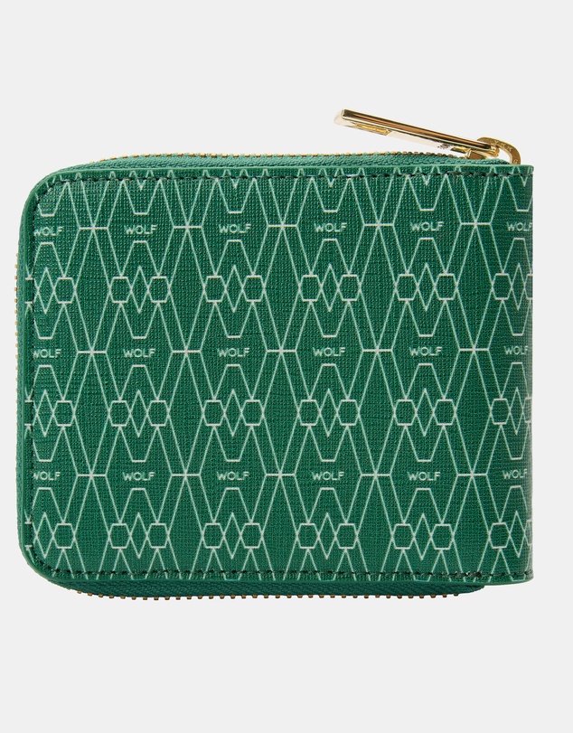 Wolf - Wolf Signature Range Zip Around Wallet Green