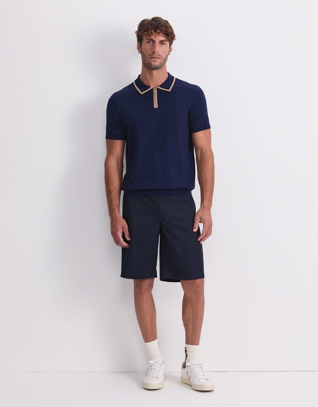 Sportscraft - Brookes 1/4 Zip Knit Polo