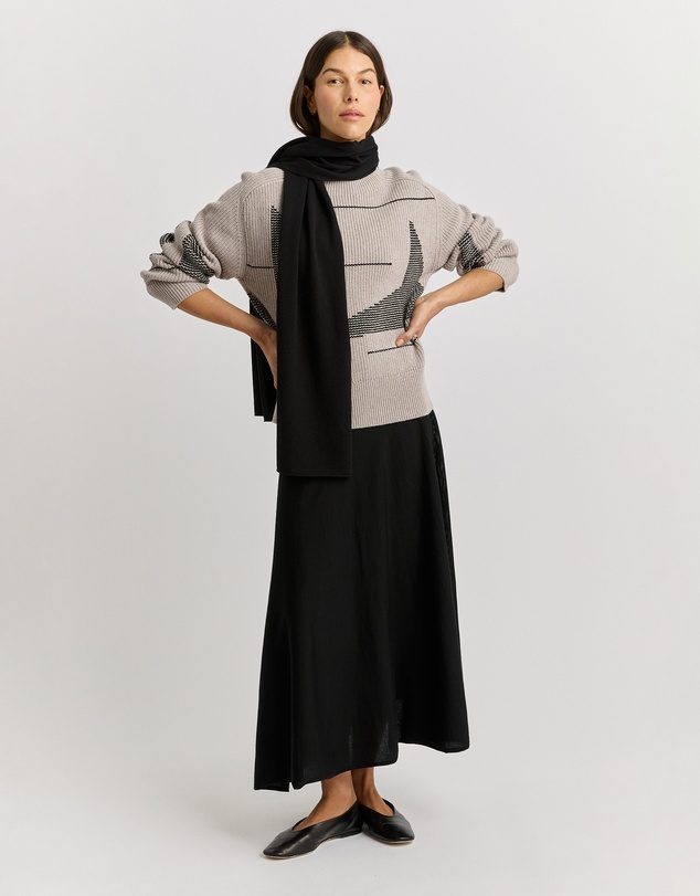 Toorallie - Fine Rib Scarf