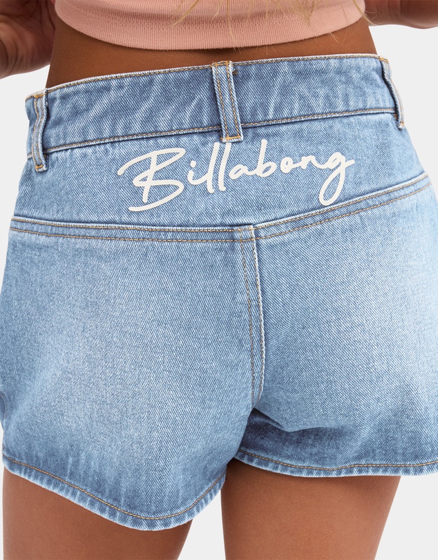 Billabong Kids - Girls 6 to 16 Salty Club Denim Shorts