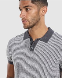 GUESS - Isaac Textured Polo Shirt