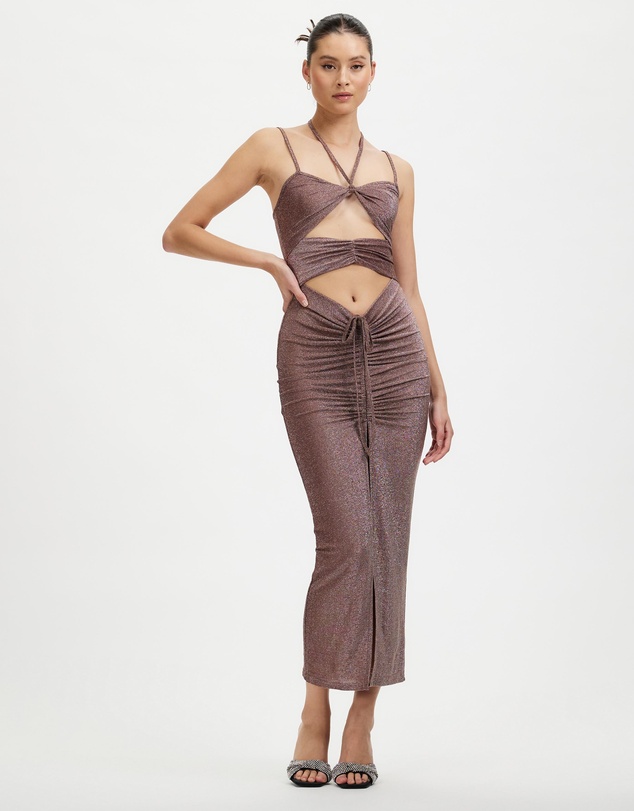 Dazie - Material Girl Cut Out Maxi Dress
